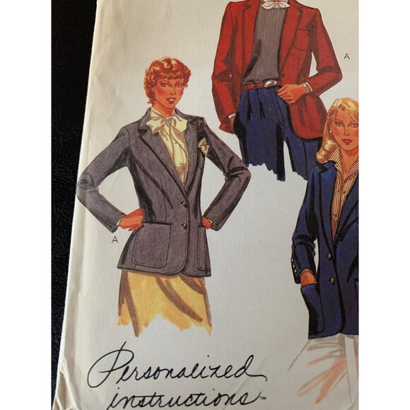 McCall's Misses Jacket Sewing Pattern Sz 18 7263 - Uncut - Picture 2 of 9